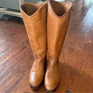 Frye Melissa Button Leather Knee High Boot Size 6